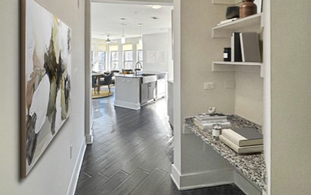 Calico (C1) - 2 bedroom floorplan layout with 2 bathrooms and 1149 square feet (Hallway
)