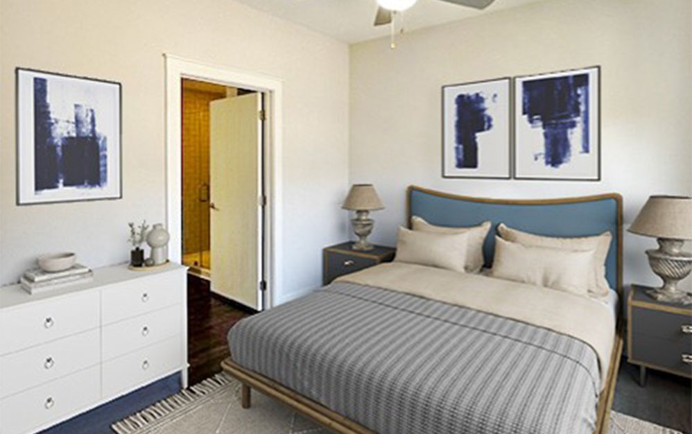 Calico (C1) - 2 bedroom floorplan layout with 2 bathrooms and 1149 square feet (Bedroom 2
)