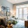 Living Room with double doors opening to a balcony